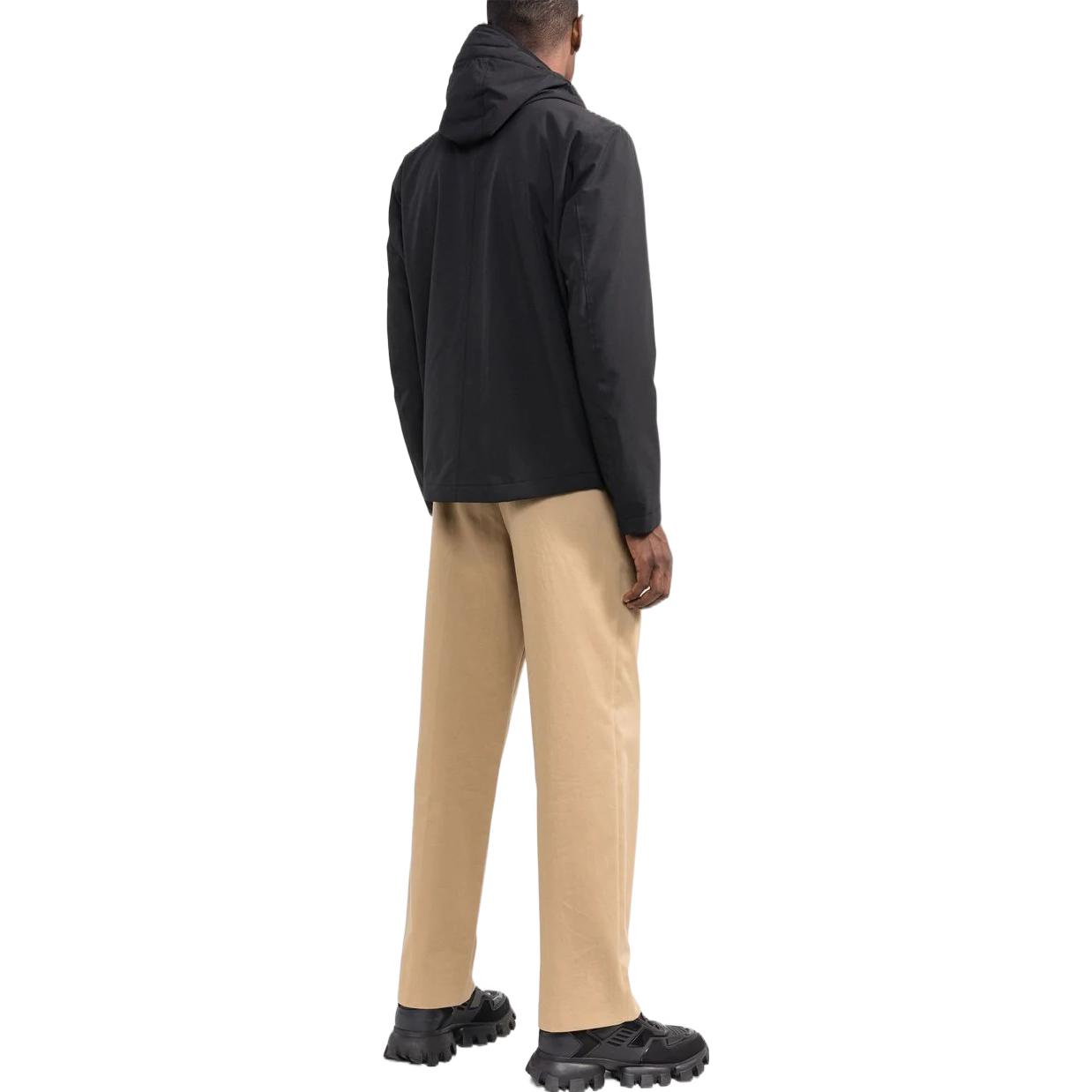 Stone Island Light Soft Shell-R Series Windproof Waterproof Hooded Jacket Black 771540527-V0029 圖 4