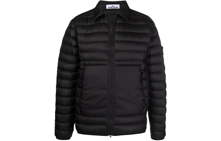 STONE ISLAND Lightweight Functional Puffer Jacket Unisex with Logo Design. 761542124-V0029