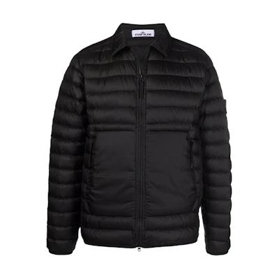 STONE ISLAND Lightweight Functional Puffer Jacket Unisex with Logo Design. 761542124-V0029