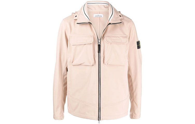 Stone Island Lightweight Hooded Jacket Men’s Beige 7515Q0222-V0082