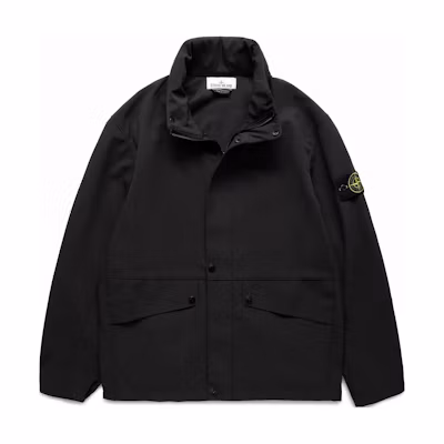 STONE ISLAND Lightweight Softshell Logo Zip-Up Jacket for Men. 801540327-V0029