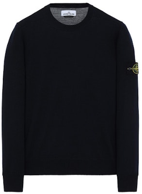 男士 Stone Island 輕量羊毛圓領毛衣 - 藍色 7315526c4-v0020 Buy 男士 Stone Island 輕量羊毛圓領毛衣 - 藍色 7315526c4-v0020
