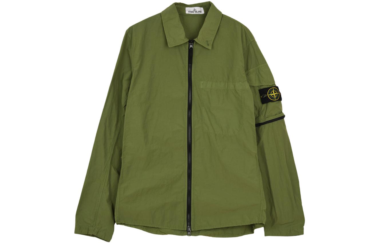 Stone Island Lightweight Zip Jacket Olive Green 761510502-V0058