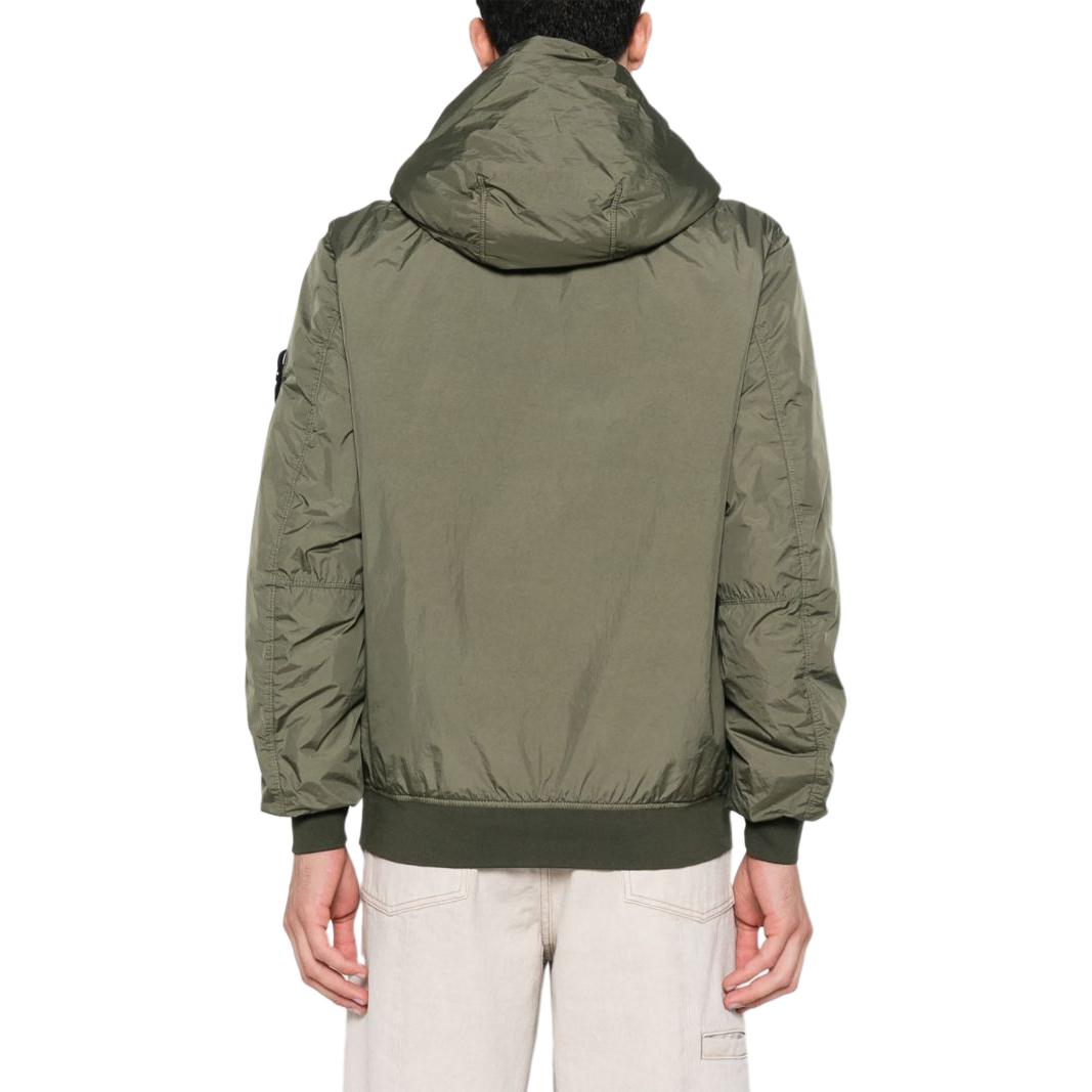 STONE ISLAND Logo Badge Zip-Up Hoodie Jacket Men’s Green 811540823-V0059 圖 6