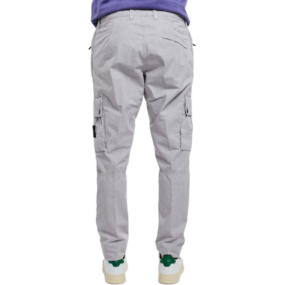Stone Island Logo Casual Knit Sweatpants Men’s Straight Fit - Taupe Gray 8015303WA-V0164 圖 3