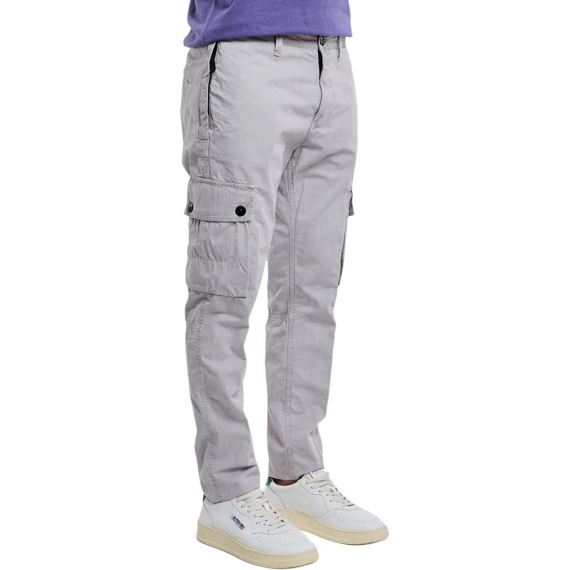 Stone Island Logo Casual Knit Sweatpants Men’s Straight Fit - Taupe Gray 8015303WA-V0164 圖 4