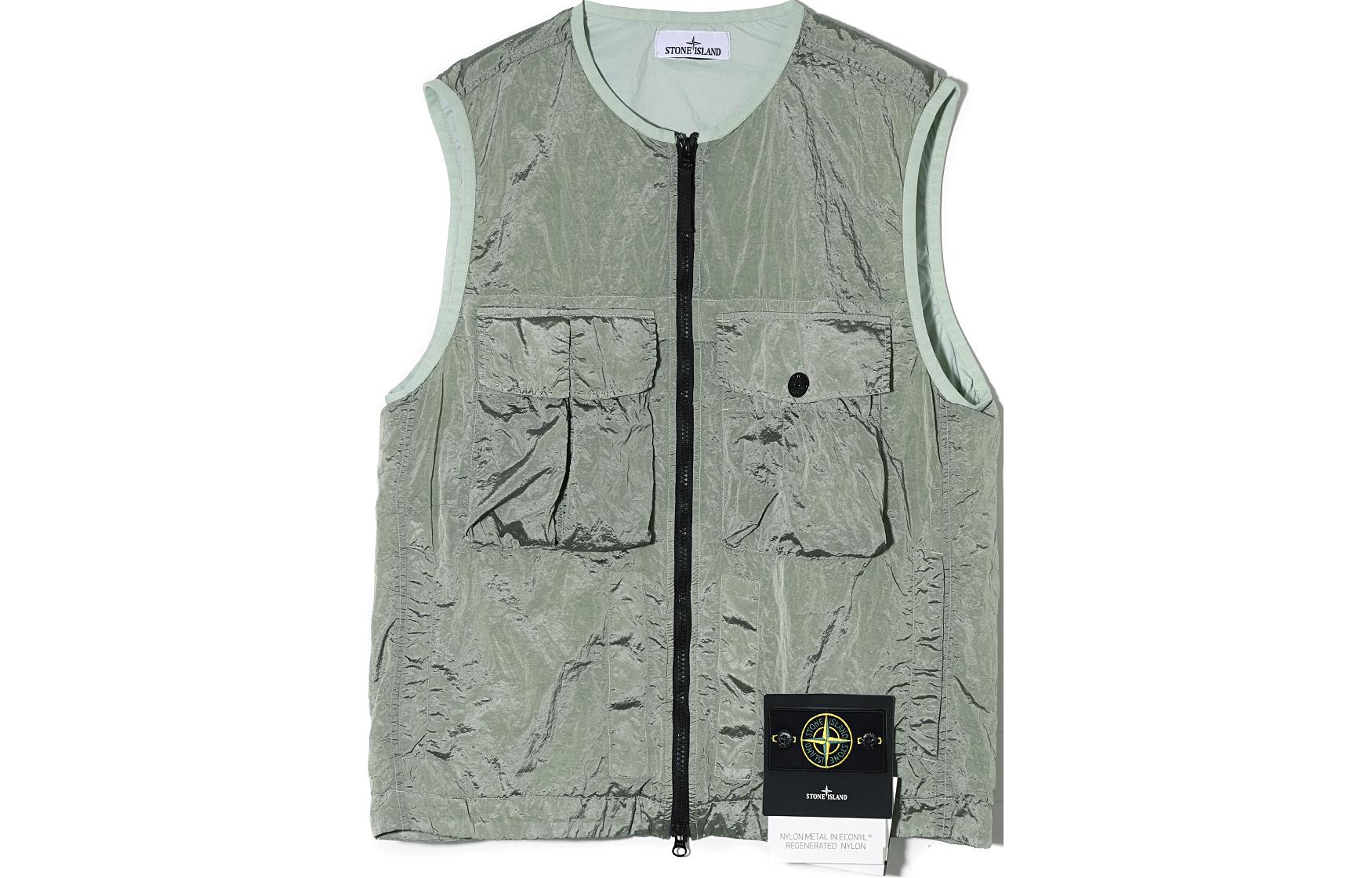 Order STONE ISLAND 標誌寬鬆無袖背心 男款 - 灰色 7815G0619-V0052