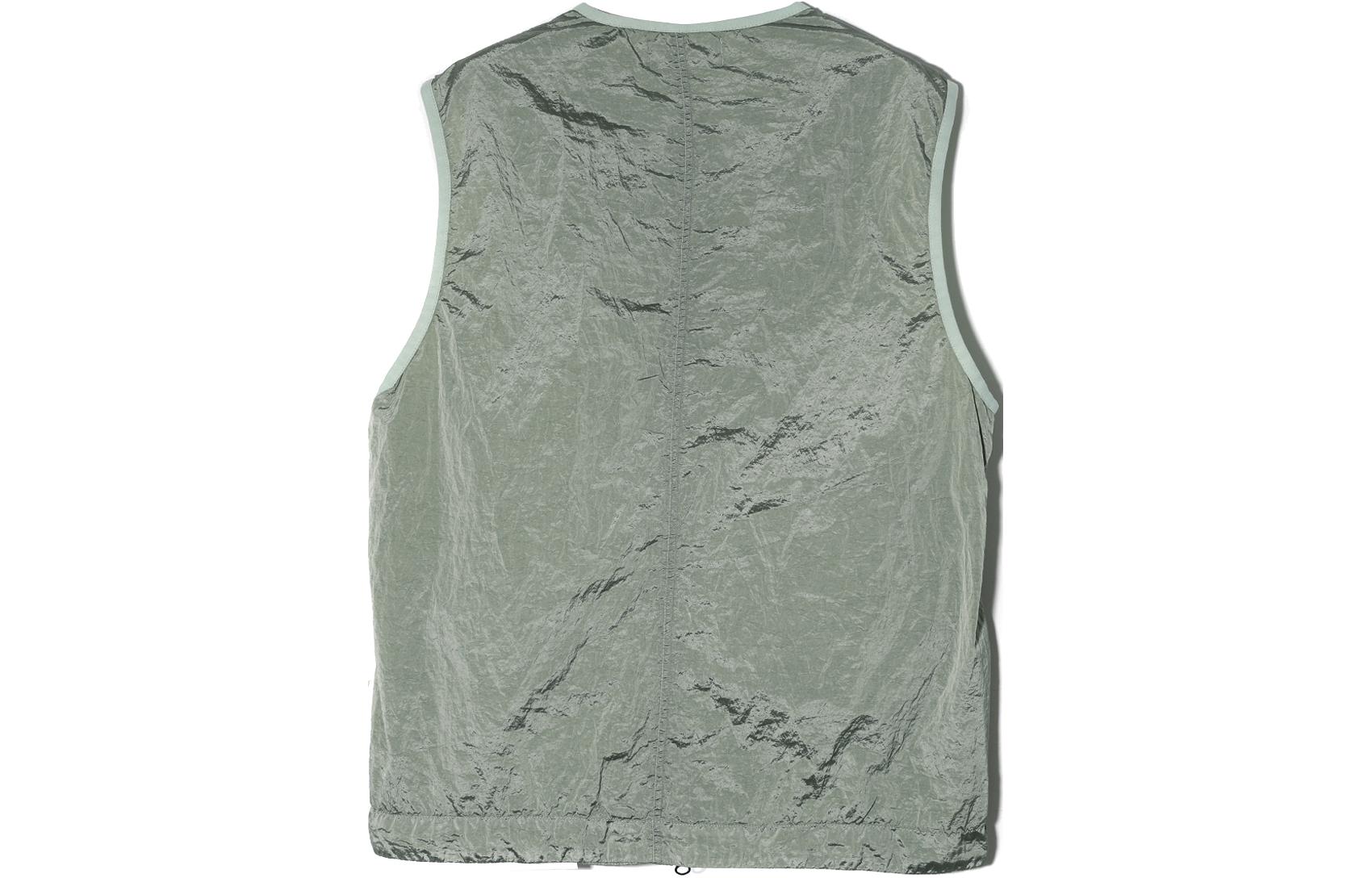 Lookbook STONE ISLAND 標誌寬鬆無袖背心 男款 - 灰色 7815G0619-V0052