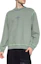 Shop STONE ISLAND Logo Crewneck Oversized Long Sleeve Sweatshirt Green - 791560778-V0055