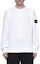 Lookbook ストーンアイランド ロゴ クルーネック プルオーバー スウェットシャツ メンズ ホワイト 811562420-V0001