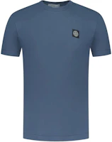 Order STONE ISLAND 男款藍色標誌短袖圓領T恤 801524113-V0024