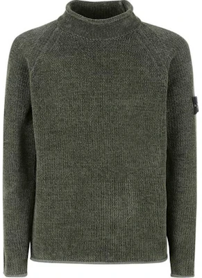 STONE ISLAND Logo High-Neck Green Sweater Long Sleeve 8115557A9-V0059 Order STONE ISLAND Logo High-Neck Green Sweater Long Sleeve 8115557A9-V0059