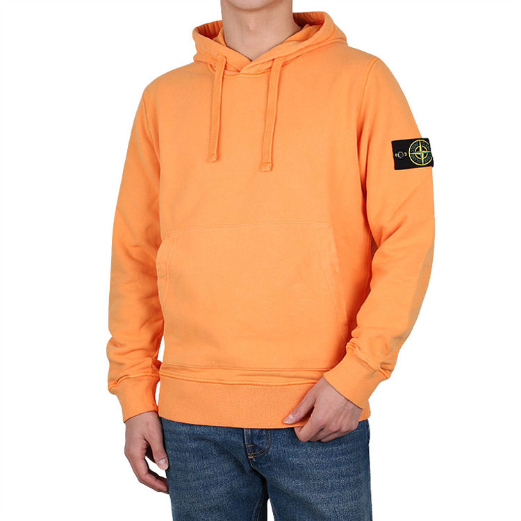 STONE ISLAND Logo Hoodie Men’s Orange 731564120-V0032 圖 4