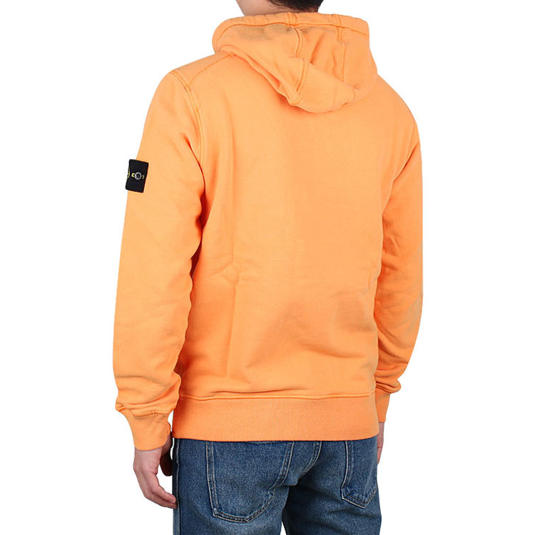 STONE ISLAND Logo Hoodie Men’s Orange 731564120-V0032 圖 5