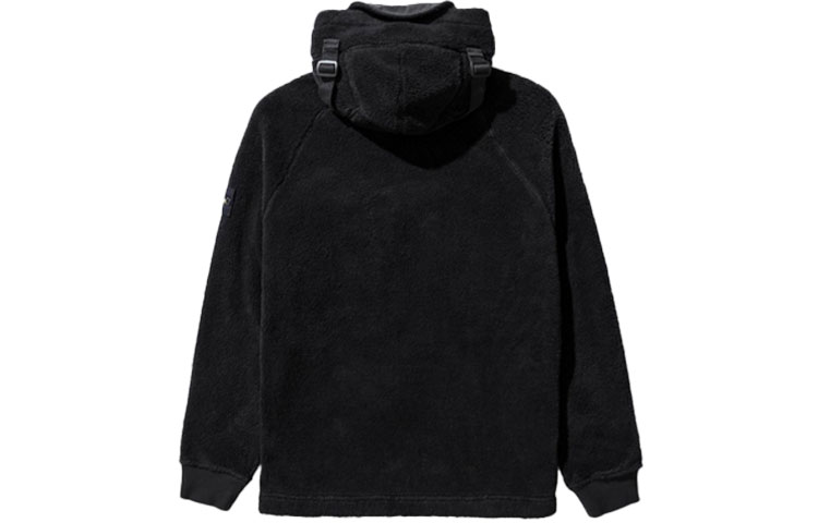 STONE ISLAND Logo Lambswool Patch Pocket Jacket for Men - Black 751560134-V0029 圖 3