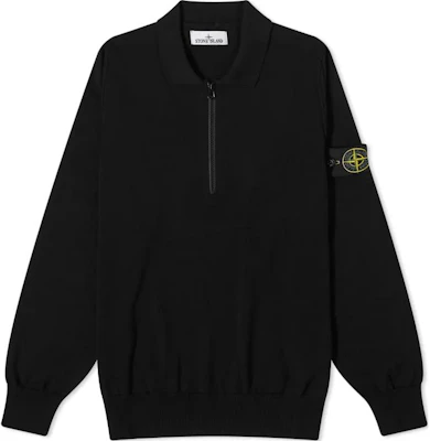 Stone Island 經典黑色長袖徽標POLO衫 8015543B2-V0029 Buy Stone Island 經典黑色長袖徽標POLO衫 8015543B2-V0029