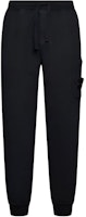 STONE ISLAND Logo Patch Black Jogger Knit Pants Men’s Casual Sportswear. 791562620-V0029 STONE ISLAND Logo Patch Black Jogger Knit Pants Men’s Casual Sportswear. 791562620-V0029