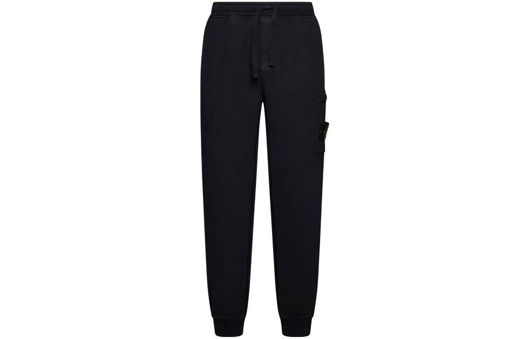 Order STONE ISLAND Pantalones Jogger Negros con Logo Patch para Hombre Ropa Deportiva. 791562620-V0029