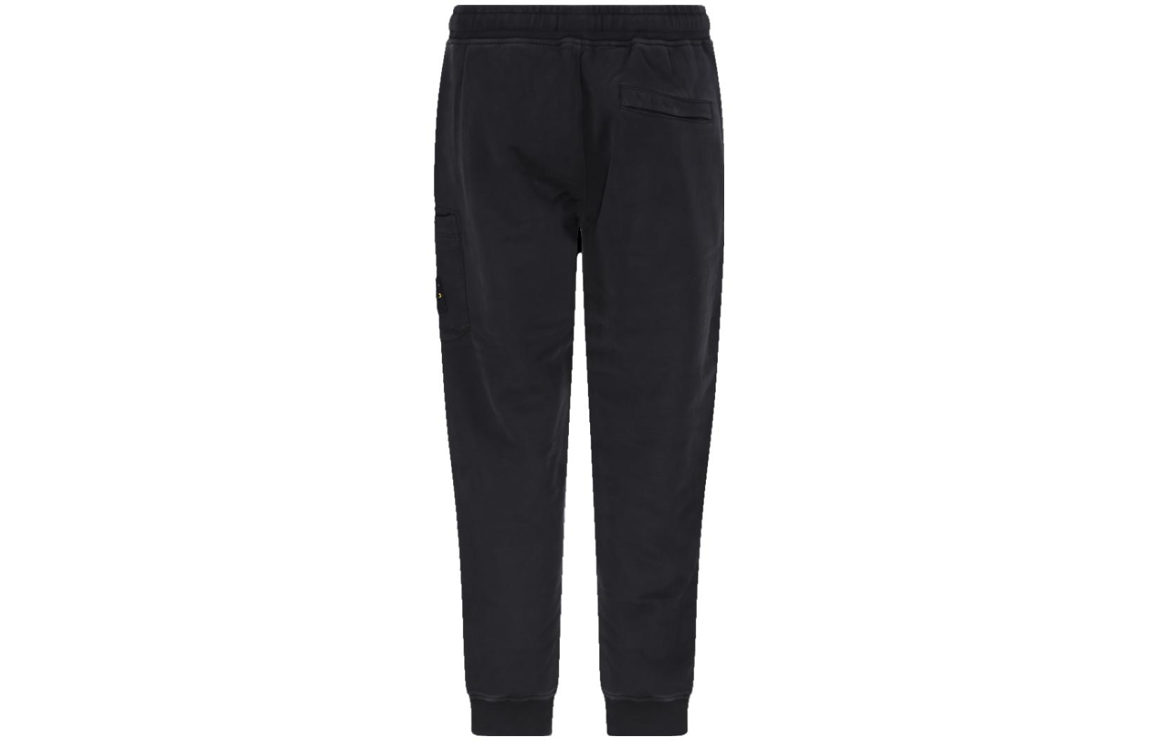 Lookbook STONE ISLAND Pantalones Jogger Negros con Logo Patch para Hombre Ropa Deportiva. 791562620-V0029