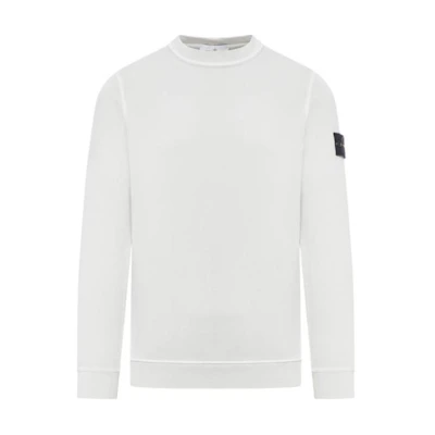 Stone Island Logo Patch Crewneck Long Sleeve Sweatshirt Grey 811561241-V0160
