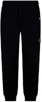 Order Stone Island 徽標補丁針織運動長褲 黑色 801563260-V0029