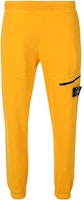 STONE ISLAND Logo Patch Knit Jogger Pants Yellow Athletic Wear 771561251-V0030 STONE ISLAND Logo Patch Knit Jogger Pants Yellow Athletic Wear 771561251-V0030