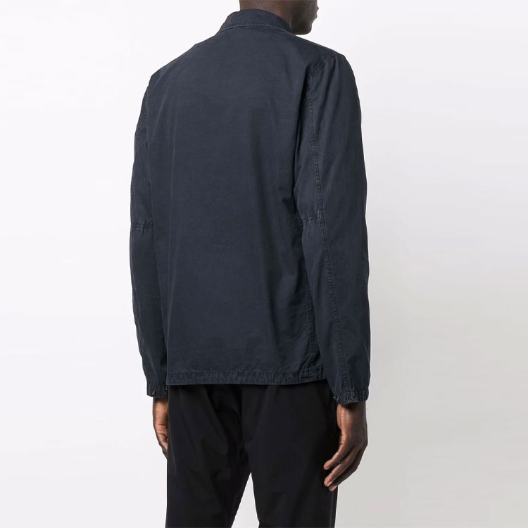 Details for Chaqueta Stone Island Logo Patch Bolsillo Manga Larga - Azul Marino 7515113WN-V0120