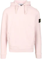Stone Island Logo Patch Pullover Hoodie Unisex Pink 801564151-V0080 Stone Island Logo Patch Pullover Hoodie Unisex Pink 801564151-V0080