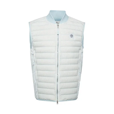 STONE ISLAND Logo Patch Quilted Down Vest Unisex 7415G0225-V0041