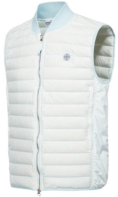 STONE ISLAND徽标贴饰男女款绗缝羽绒背心 7415G0225-V0041 Shop STONE ISLAND徽标贴饰男女款绗缝羽绒背心 7415G0225-V0041