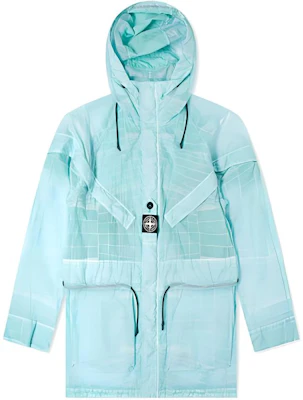 ストーンアイランド ロゴパッチ トランスルーセント フードジャケット グリーン 741542999-V0044 Order ストーンアイランド ロゴパッチ トランスルーセント フードジャケット グリーン 741542999-V0044