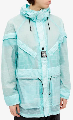 ストーンアイランド ロゴパッチ トランスルーセント フードジャケット グリーン 741542999-V0044 Shop ストーンアイランド ロゴパッチ トランスルーセント フードジャケット グリーン 741542999-V0044