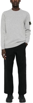 STONE ISLAND標誌印花灰色圓領針織衫 男女款 - 秋冬款式 8115508A3-V0M64 Shop STONE ISLAND標誌印花灰色圓領針織衫 男女款 - 秋冬款式 8115508A3-V0M64