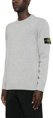 STONE ISLAND標誌印花灰色圓領針織衫 男女款 - 秋冬款式 8115508A3-V0M64 Purchase STONE ISLAND標誌印花灰色圓領針織衫 男女款 - 秋冬款式 8115508A3-V0M64