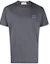 Order STONE ISLAND Kaos Pria Crewneck Lengan Pendek Logo Print Abu Putih 791523757-V0062