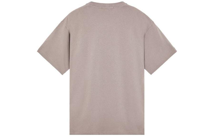 Lookbook Stone Island 男款標誌印花短袖圓領T恤卡其色 80152RCE8-V0092