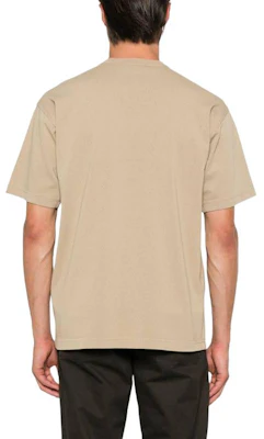 Stone Island Logo Print Loose Fit Beige Short Sleeve T-Shirt for Men 811521079-V0094 Shop Stone Island Logo Print Loose Fit Beige Short Sleeve T-Shirt for Men 811521079-V0094