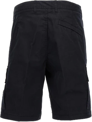 STONE ISLAND Celana Pendek Pria Navy Blue Santai dengan Logo Print. 8015L1110-A0020 Lookbook STONE ISLAND Celana Pendek Pria Navy Blue Santai dengan Logo Print. 8015L1110-A0020