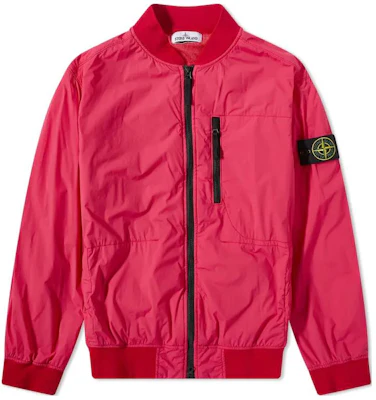 Stone Island 紅色V領拉鍊外套 - 長袖 761541331-V0087 Buy Stone Island 紅色V領拉鍊外套 - 長袖 761541331-V0087