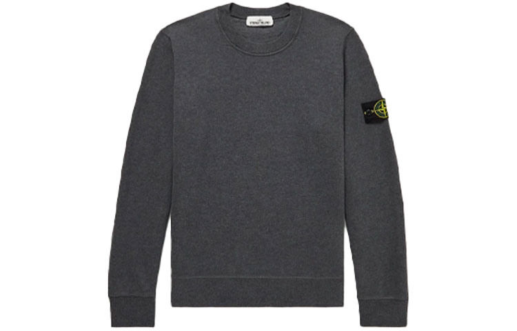 Stone Island Logo Pullover Crewneck Sweatshirt  Grey. 751563020-V0M67 圖 2
