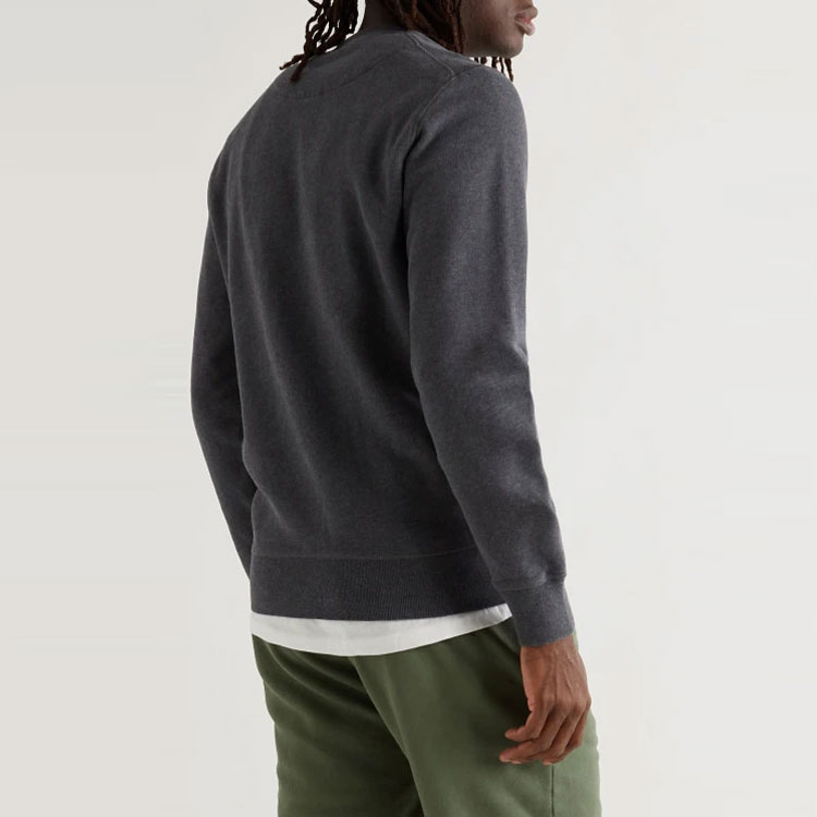 Stone Island Logo Pullover Crewneck Sweatshirt  Grey. 751563020-V0M67 圖 4