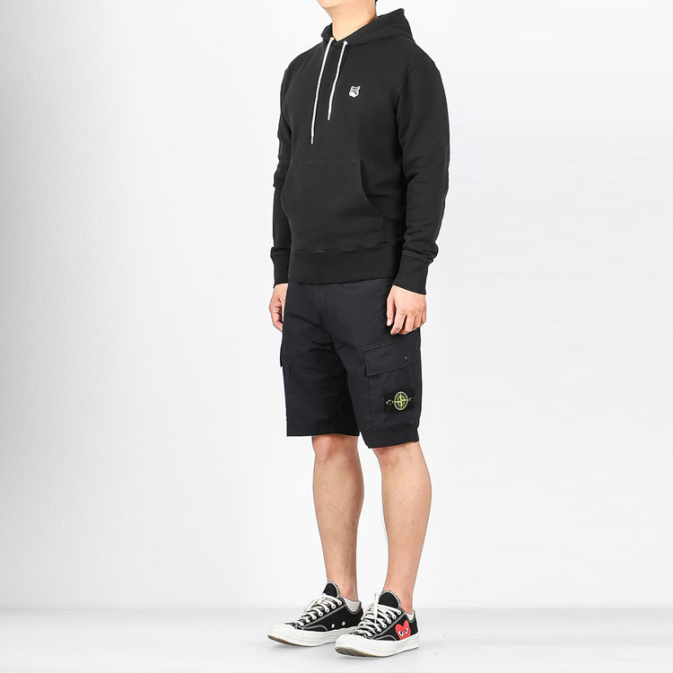 STONE ISLAND Logo Relaxed Fit Zip Pocket Casual Shorts Navy Blue Men 7415L0803-V0020 圖 5