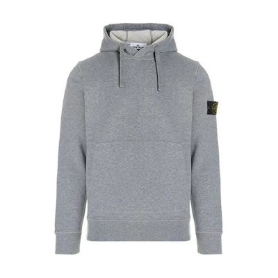 Stone Island Logo Solid Color Sweatshirt Grey 751564120-V0M64