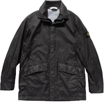 Stone Island Logo Stand Collar Jacket Men’s Black 741540423-V0029 Stone Island Logo Stand Collar Jacket Men’s Black 741540423-V0029