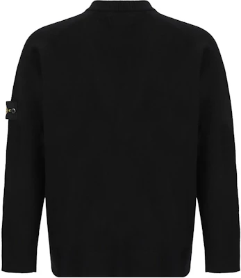 ストーンアイランド ロゴ Vネック ボタンアップ ニットカーディガン ブラック 8115523B4-V0029 Lookbook ストーンアイランド ロゴ Vネック ボタンアップ ニットカーディガン ブラック 8115523B4-V0029