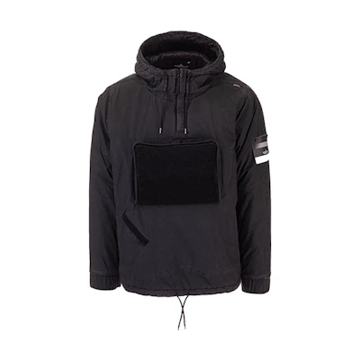 Stone Island Loose-Fit Black Hoodie Jacket 7319408B1-V0029
