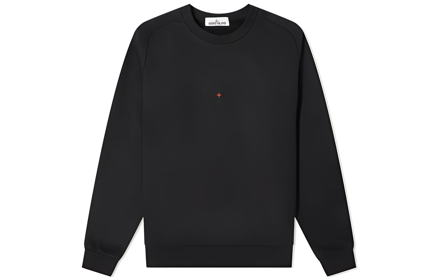 Stone Island Marina Series Logo Back Sweatshirt Black - 7415657X2-V0029