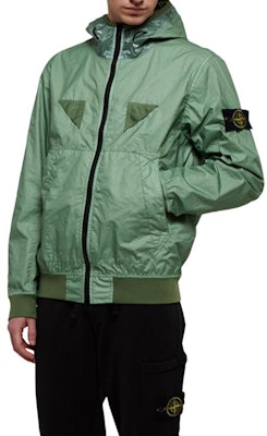 ストーンアイランド メンブラナ 3L TC セージグリーン 防水防風フード付きジャケット メンズ 781540723-V0055 Details for ストーンアイランド メンブラナ 3L TC セージグリーン 防水防風フード付きジャケット メンズ 781540723-V0055