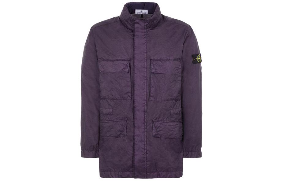 Stone Island Membrana 3L TC Waterproof Breathable Hooded Jacket Navy Blue Men 781542423-V0026