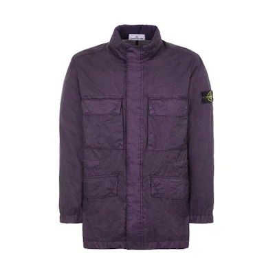 Stone Island Membrana 3L TC Waterproof Breathable Hooded Jacket Navy Blue Men 781542423-V0026